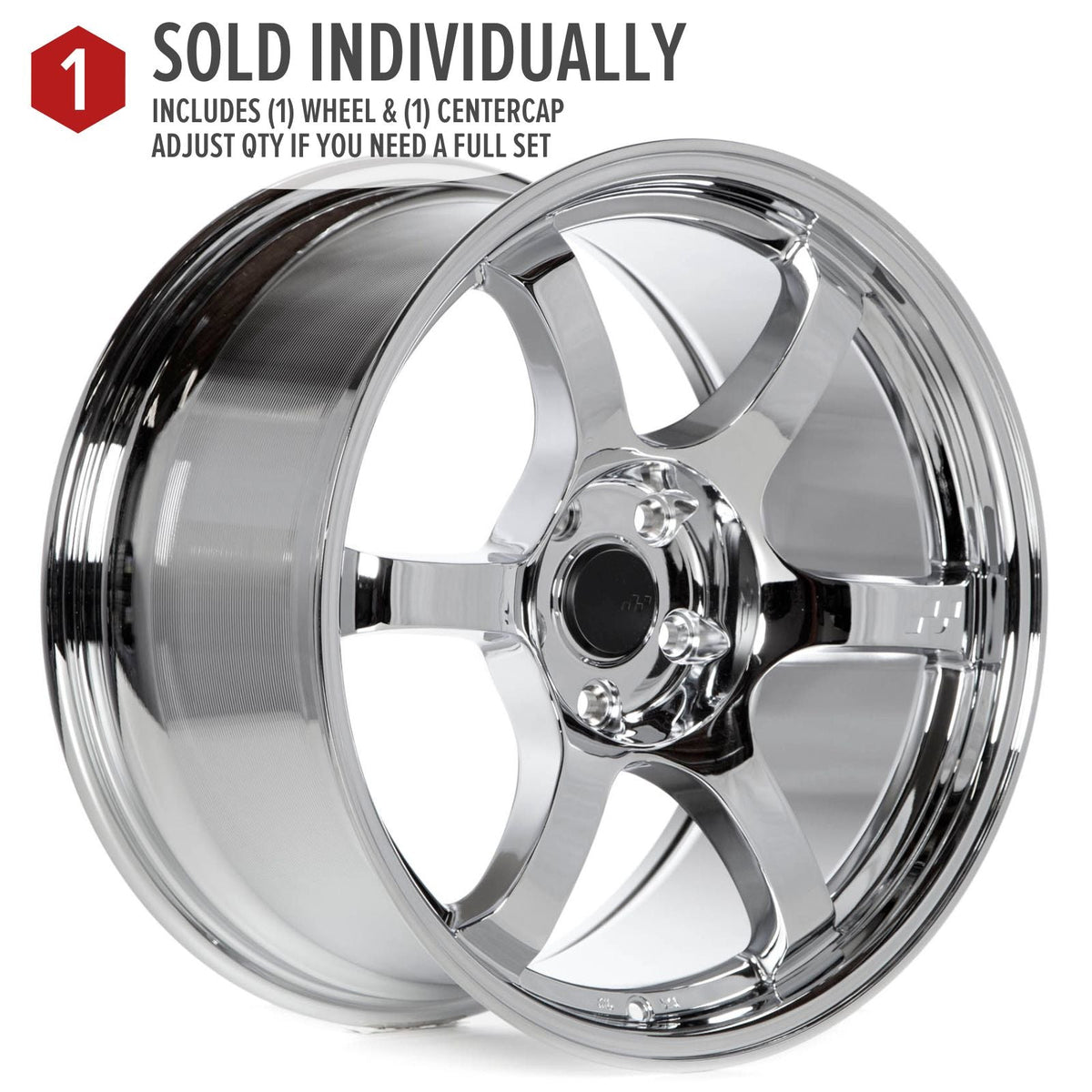 Circuit Performance CSF1 Triple Chrome Plated 5x114.3 | 18x9.5 | +25mm / 6.23