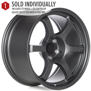 Circuit Performance CSF1 Matte Gunmetal 5x114.3 | 18x9.5 | +12mm / 5.72