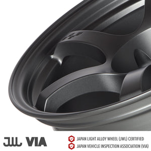Circuit Performance CSF1 Matte Gunmetal 5x114.3 | 18x9.5 | +12mm / 5.72