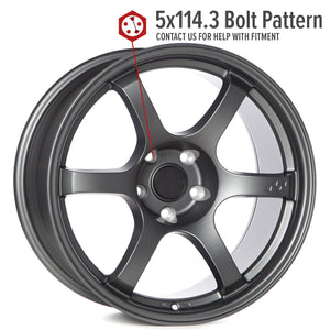 Circuit Performance CSF1 Matte Gunmetal 5x114.3 | 18x9.5 | +12mm / 5.72