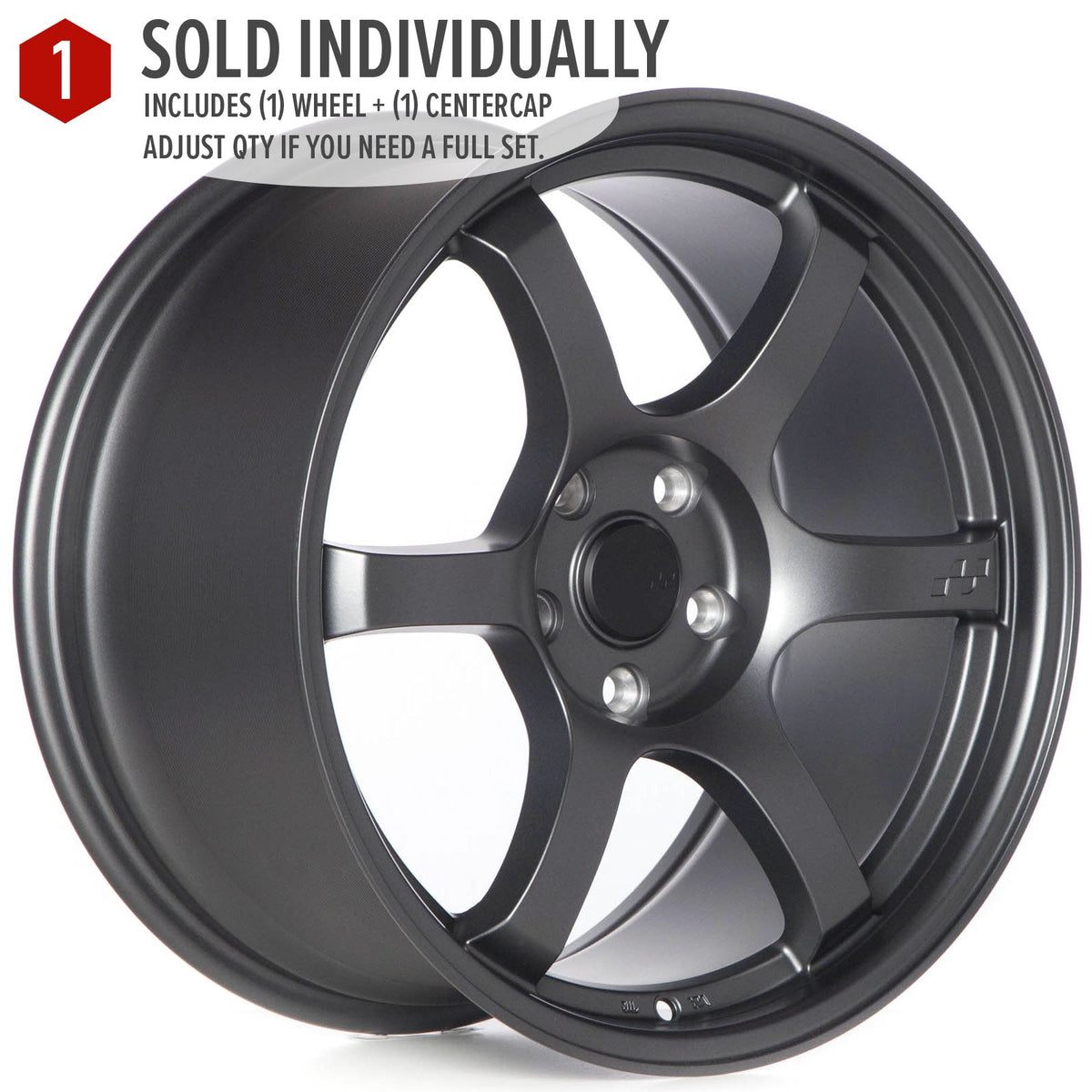 Circuit Performance CSF1 Matte Gunmetal 5x120 | 18x9.5 | +38mm / 6.75