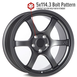 Circuit Performance CSF1 Matte Gunmetal 5x100 | 18x9.5 | +38mm / 6.75