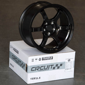 Circuit Performance CSF1 Gloss Black 5x114.3 | 18x9.5 | +38mm / 6.75