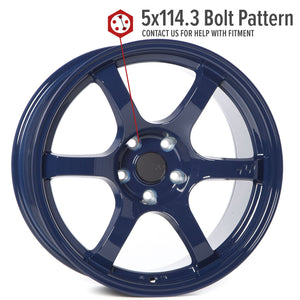 Circuit Performance CSF1 Gloss Ultra Blue 5x114.3 | 18x9.5 | +25mm / 6.23