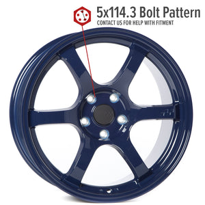 Circuit Performance CSF1 Gloss Ultra Blue 5x114.3 | 18x9.5 | +38mm / 6.75