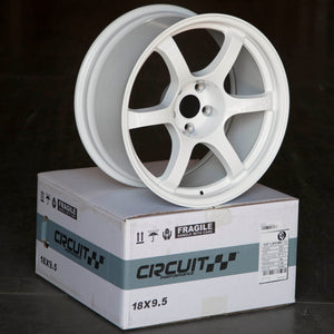 Circuit Performance CSF1 Gloss White 5x120 | 18x9.5 | +12mm / 5.72