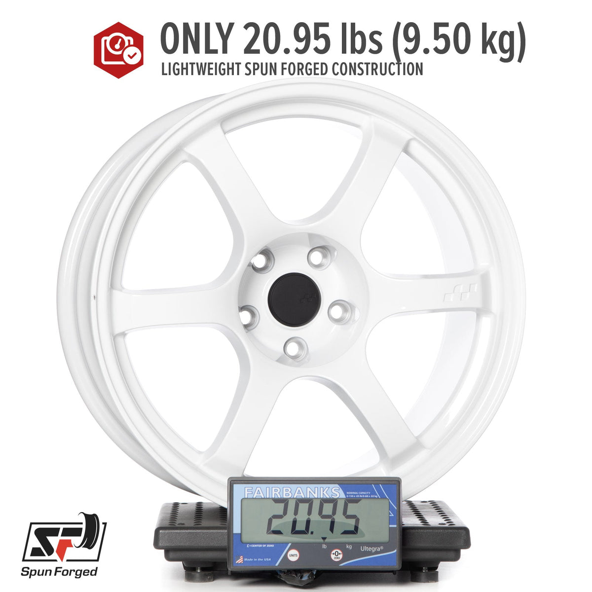 Circuit Performance CSF1 Gloss White 5x120 | 18x9.5 | +12mm / 5.72