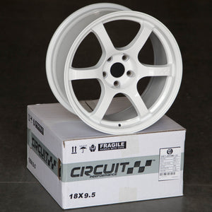 Circuit Performance CSF1 Gloss White 5x120 | 18x9.5 | +25mm / 6.23