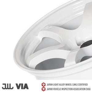 Circuit Performance CSF1 Gloss White 5x120 | 18x9.5 | +25mm / 6.23