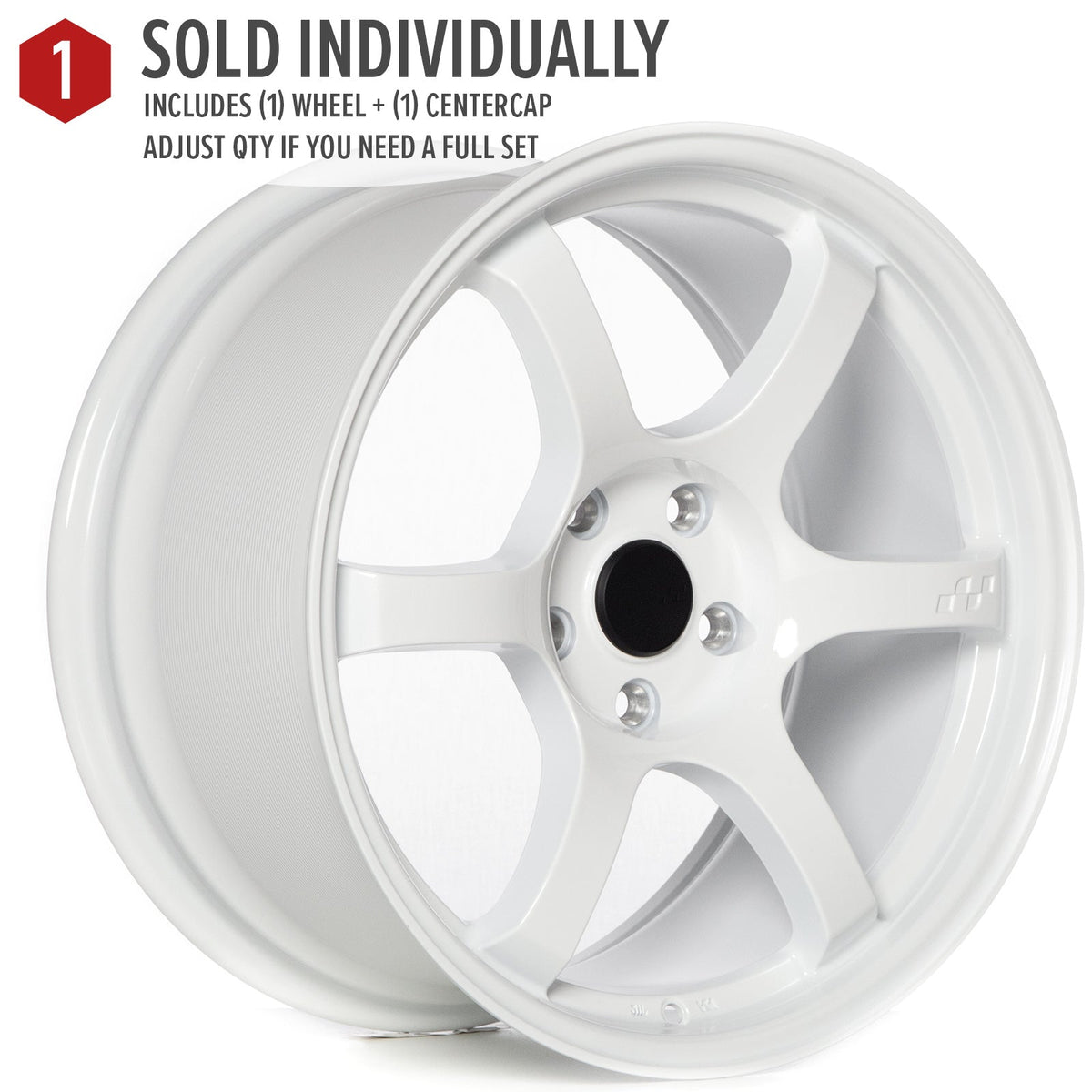 Circuit Performance CSF1 Gloss White 5x100 | 18x9.5 | +38mm / 6.75