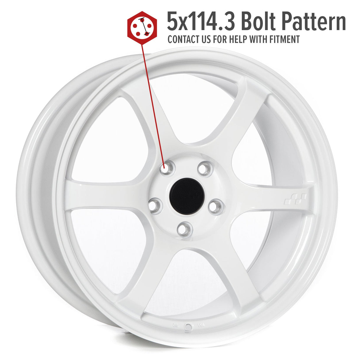 Circuit Performance CSF1 Gloss White 5x114.3 | 18x9.5 | +38mm / 6.75