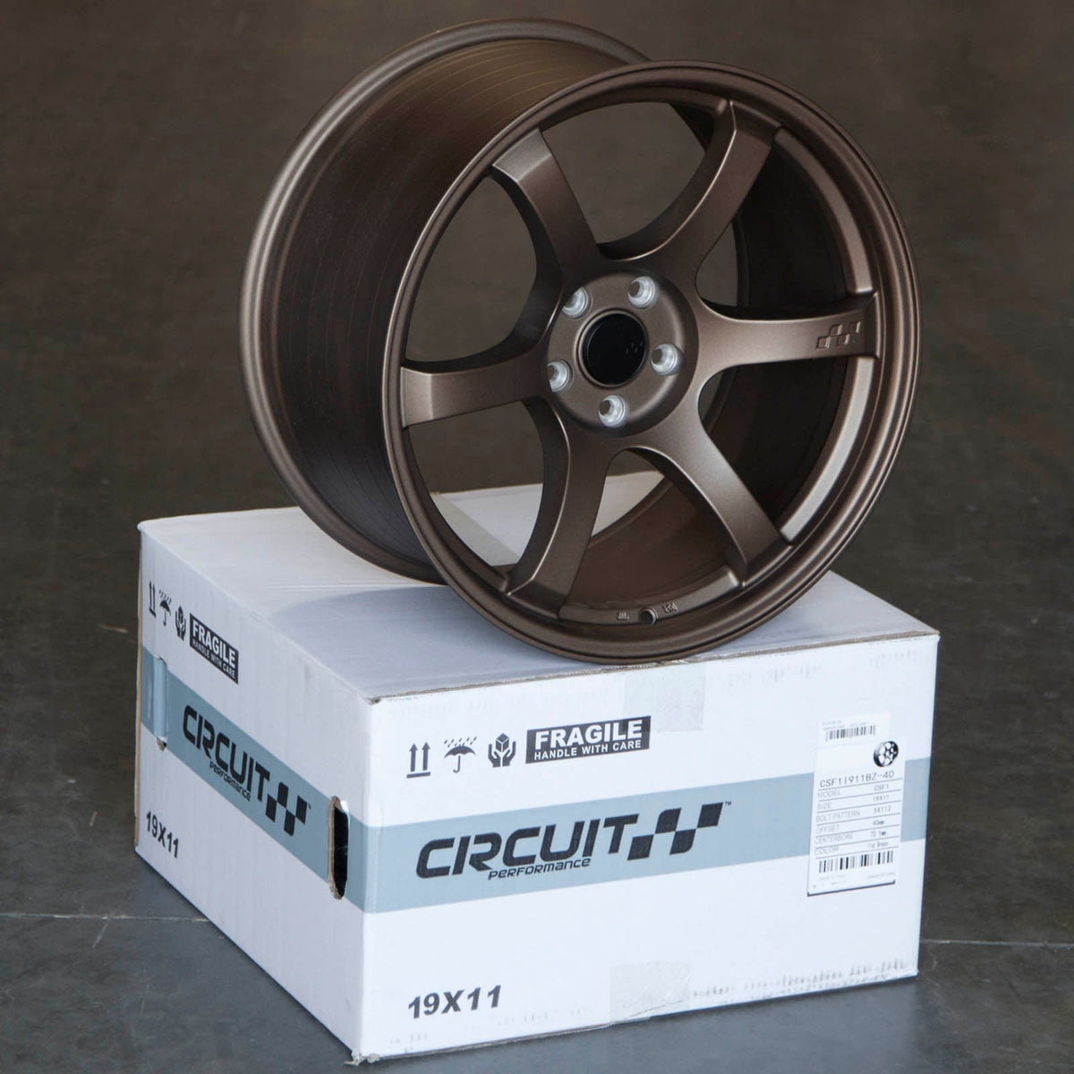 Circuit Performance CSF1 Matte Bronze 5x114.3 | 19x11 | +40mm / 7.57