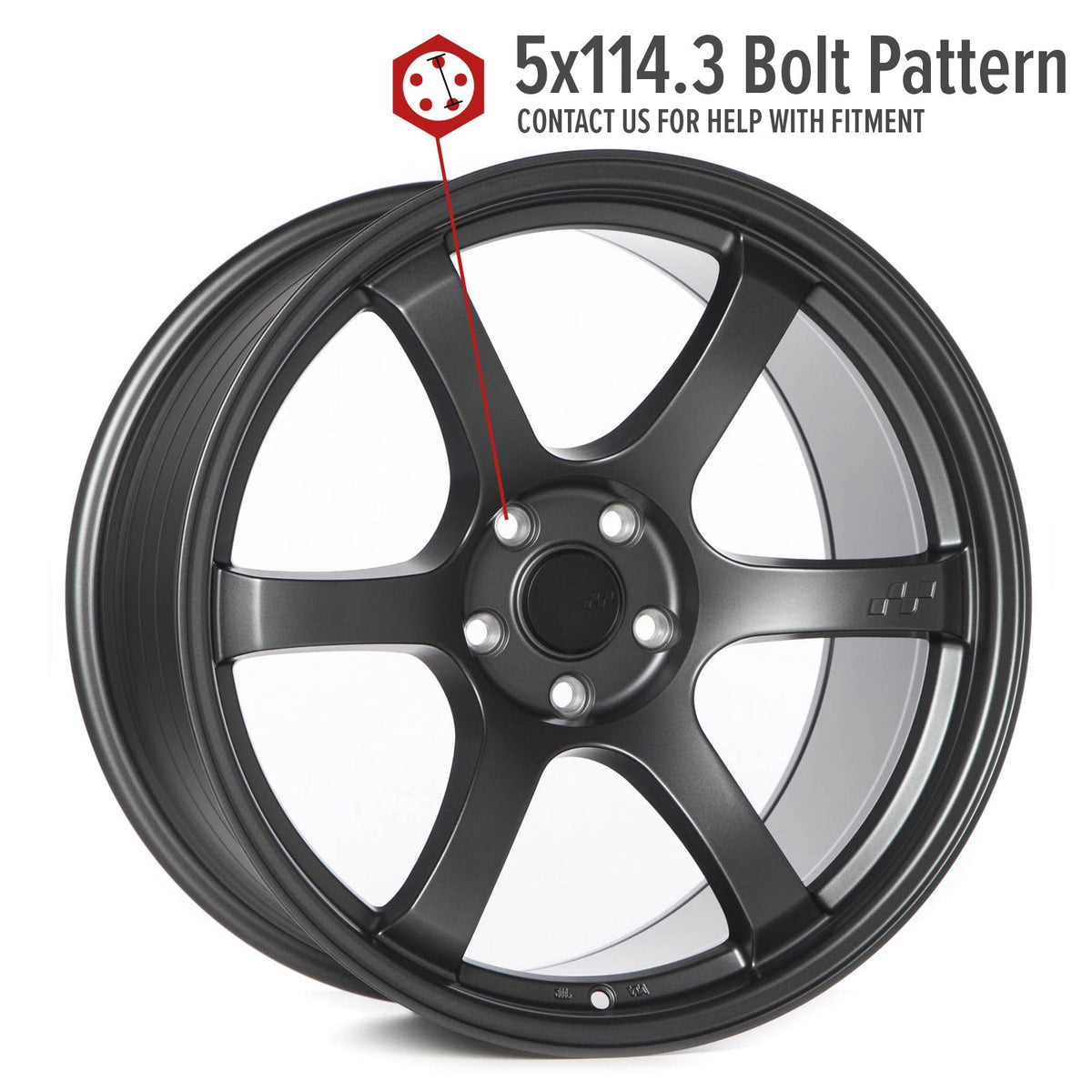 Circuit Performance CSF1 Matte Gunmetal 5x114.3 | 19x11 | +40mm / 7.57