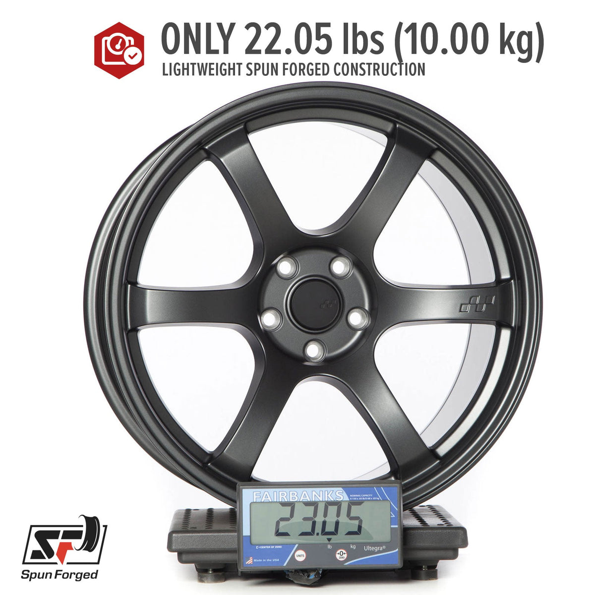 Circuit Performance CSF1 Matte Gunmetal 5x114.3 | 19x11 | +40mm / 7.57