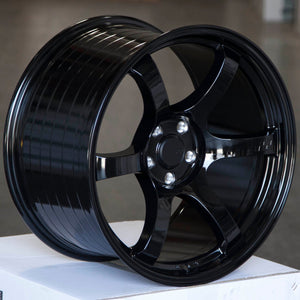 Circuit Performance CSF1 Gloss Black 5x114.3 | 19x11 | +40mm / 7.57