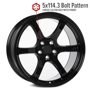 Circuit Performance CSF1 Gloss Black 5x114.3 | 19x11 | +40mm / 7.57