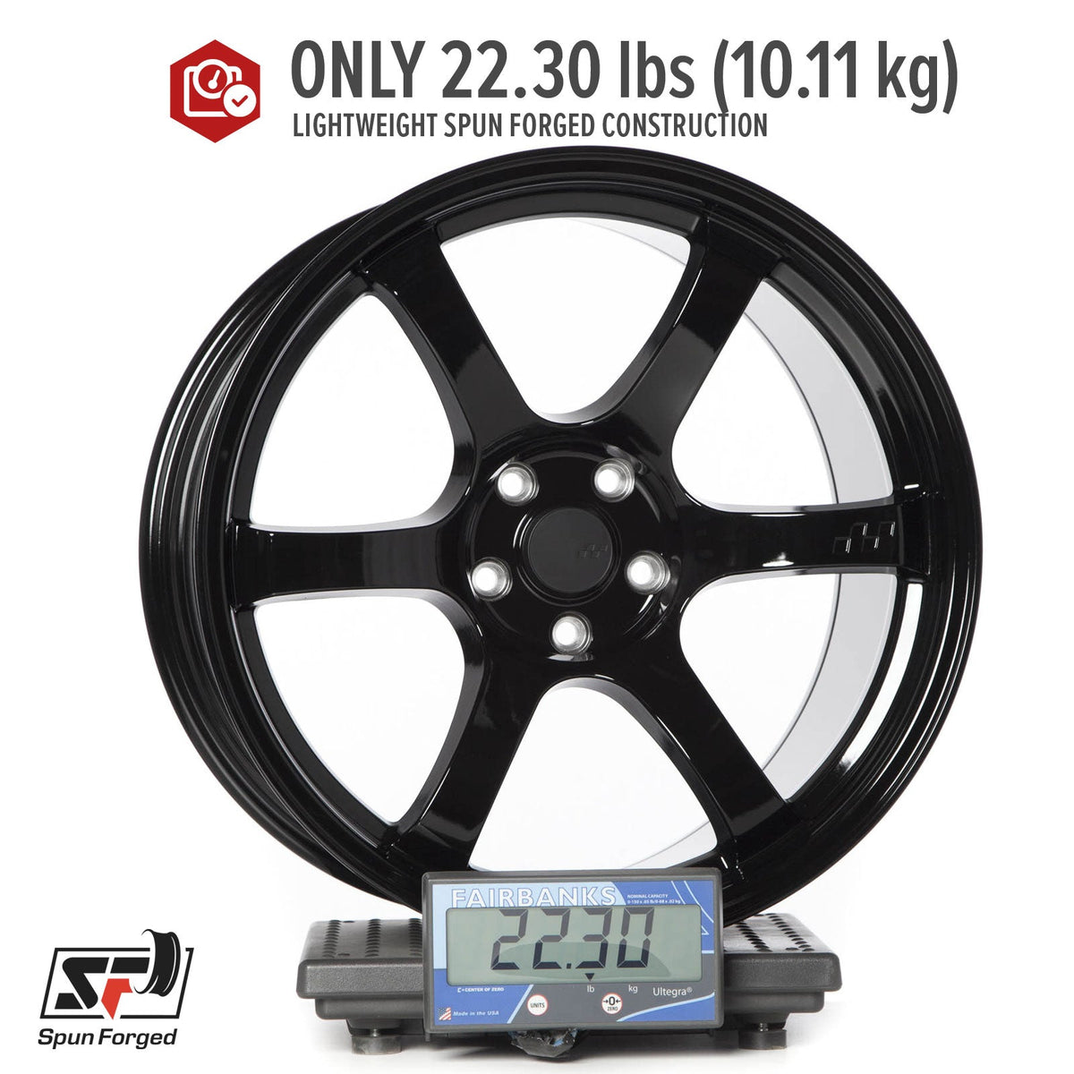 Circuit Performance CSF1 Gloss Black 5x112 | 19x11 | +40mm / 7.57