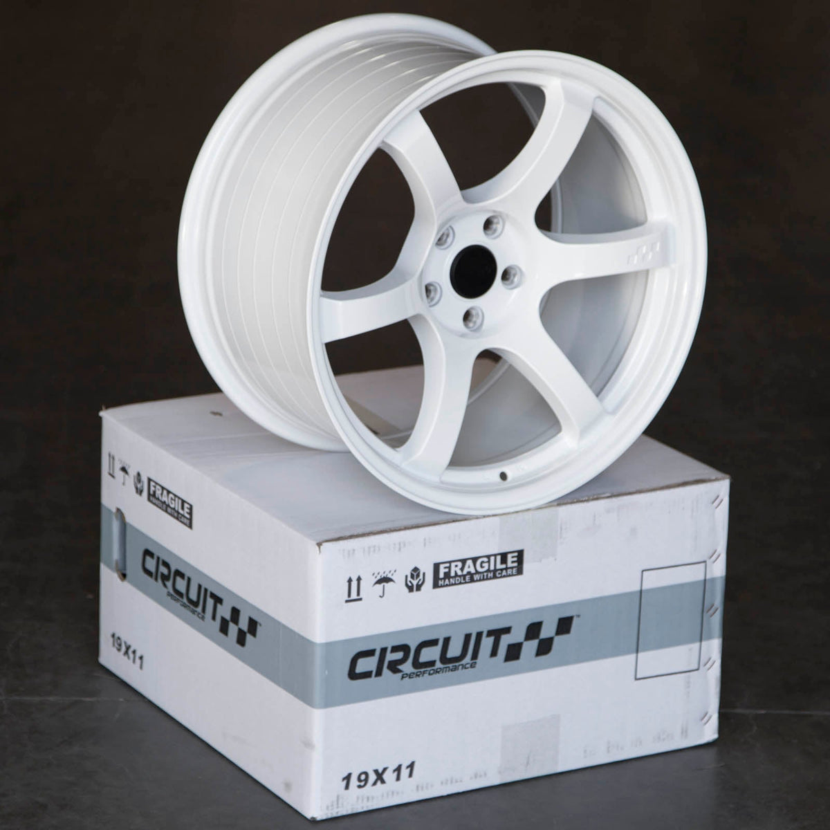 Circuit Performance CSF1 Gloss White 5x114.3 | 19x11 | +40mm / 7.57