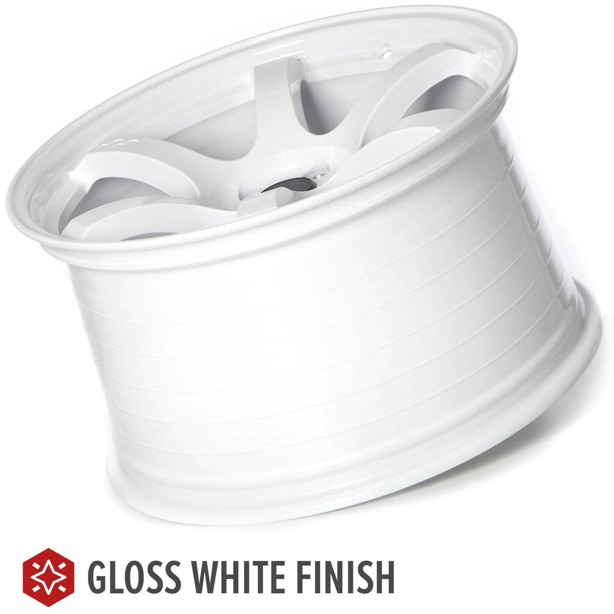 Circuit Performance CSF1 Gloss White 5x112 | 19x11 | +40mm / 7.57