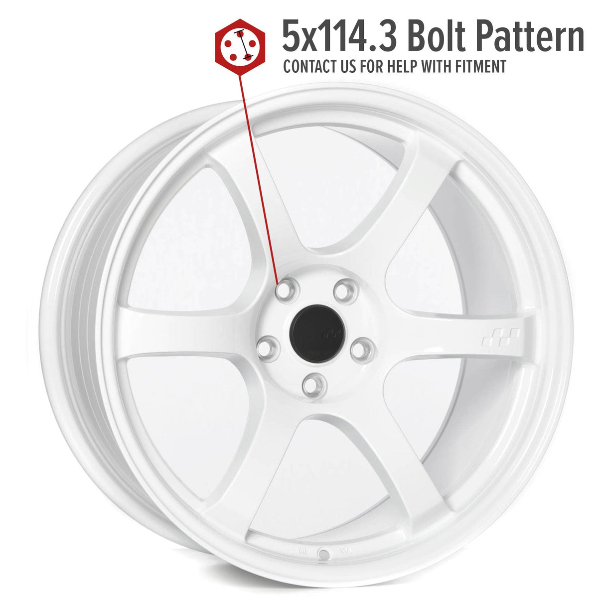 Circuit Performance CSF1 Gloss White 5x114.3 | 19x11 | +40mm / 7.57