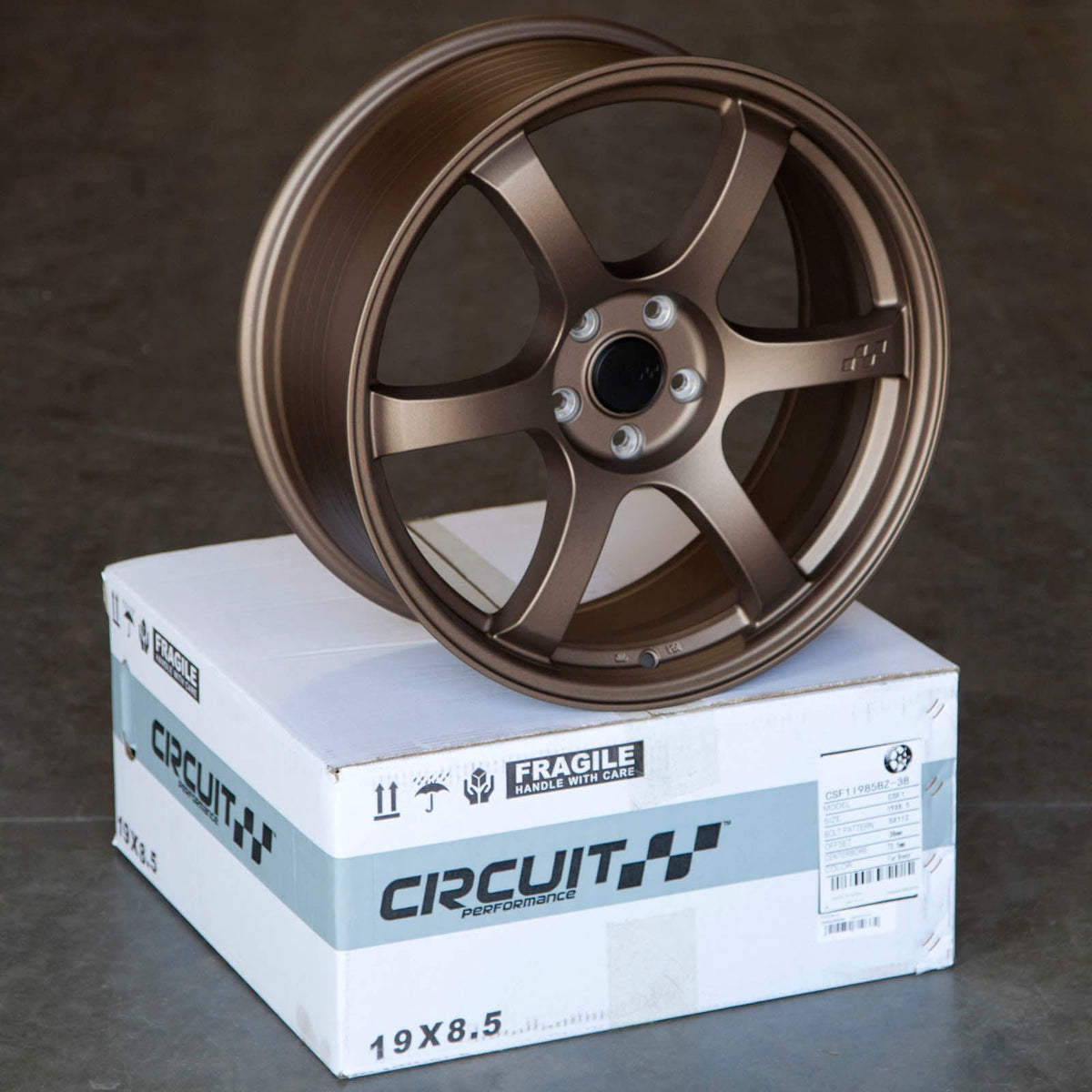 Circuit Performance CSF1 Matte Bronze 5x114.3 | 19x8.5 | +38mm / 6.25