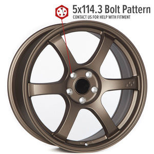Circuit Performance CSF1 Matte Bronze 5x114.3 | 19x8.5 | +38mm / 6.25