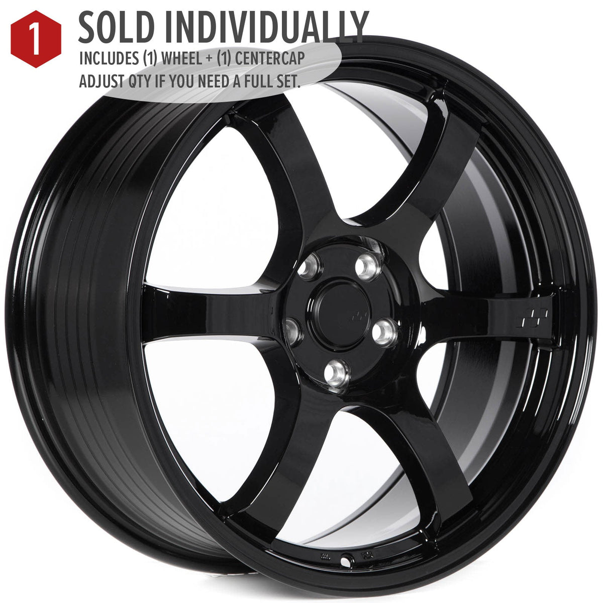 Circuit Performance CSF1 Gloss Black 5x112 | 19x8.5 | +38mm / 6.25