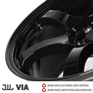 Circuit Performance CSF1 Gloss Black 5x114.3 | 19x8.5 | +38mm / 6.25