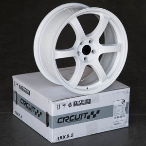 Circuit Performance CSF1 Gloss White 5x114.3 | 19x8.5 | +38mm / 6.25