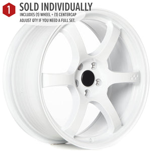 Circuit Performance CSF1 Gloss White 5x114.3 | 19x8.5 | +38mm / 6.25
