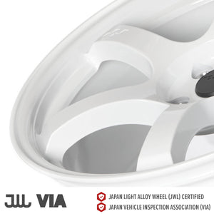 Circuit Performance CSF1 Gloss White 5x114.3 | 19x8.5 | +38mm / 6.25