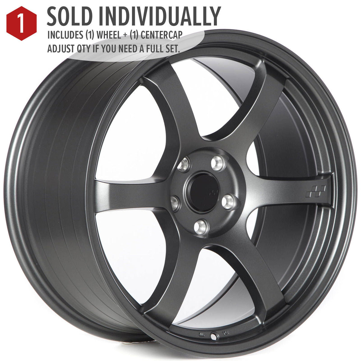 Circuit Performance CSF1 Matte Gunmetal 5x112 | 19x9.5 | +35mm / 6.63