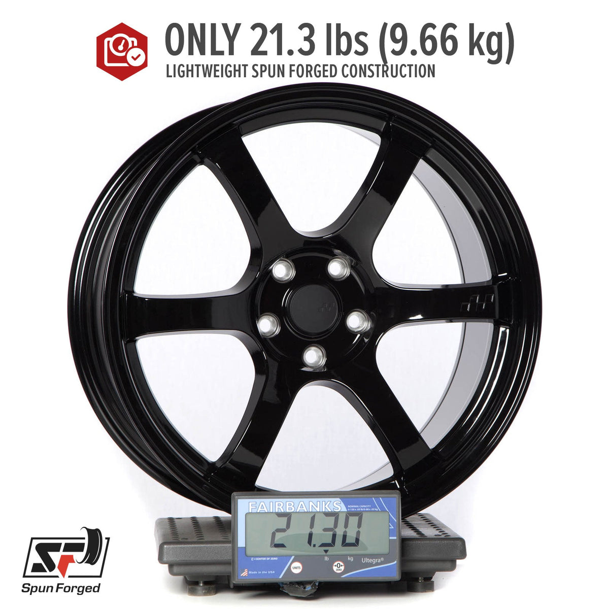 Circuit Performance CSF1 Gloss Black 5x112 | 19x9.5 | +35mm / 6.63