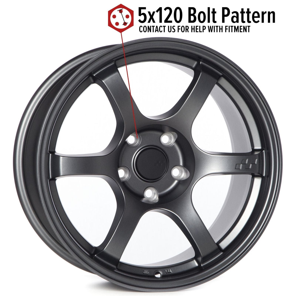 Circuit Performance CSF1 Matte Gunmetal 5x120 | 17x9 | +20mm / 5.79