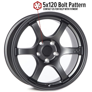 Circuit Performance CSF1 Matte Gunmetal 5x120 | 17x9 | +20mm / 5.79