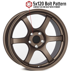 Circuit Performance CSF1 Matte Bronze 5x114.3 | 18x9.5 | +25mm / 6.23