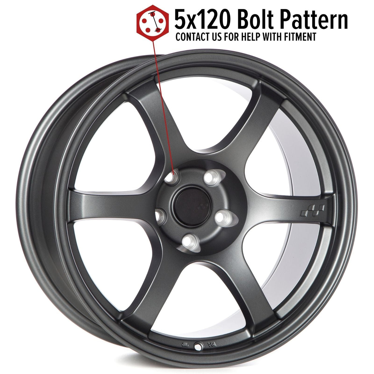 Circuit Performance CSF1 Matte Gunmetal 5x114.3 | 18x9.5 | +12mm / 5.72