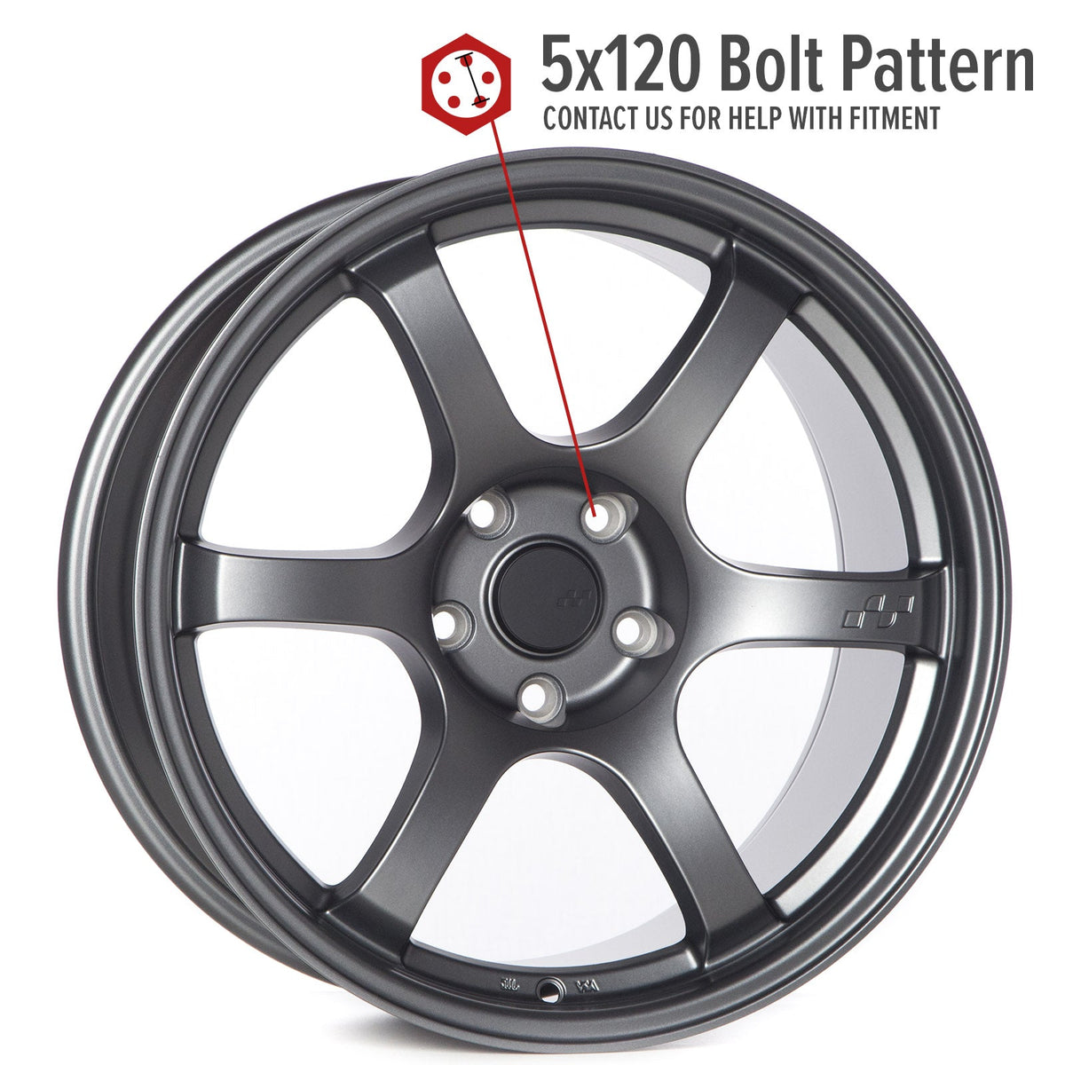 Circuit Performance CSF1 Matte Gunmetal 5x120 | 18x9.5 | +25mm / 6.23