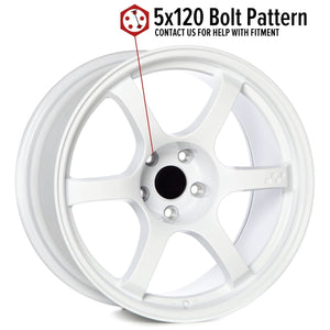 Circuit Performance CSF1 Gloss White 5x120 | 18x9.5 | +12mm / 5.72