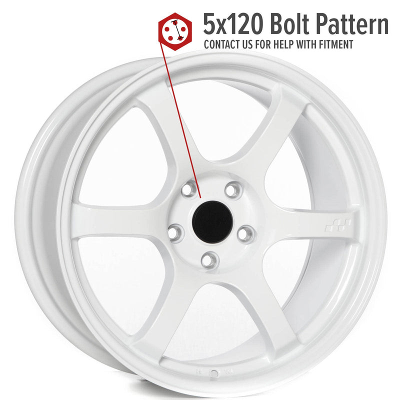 Circuit Performance CSF1 Gloss White 5x120 | 18x9.5 | +38mm / 6.75