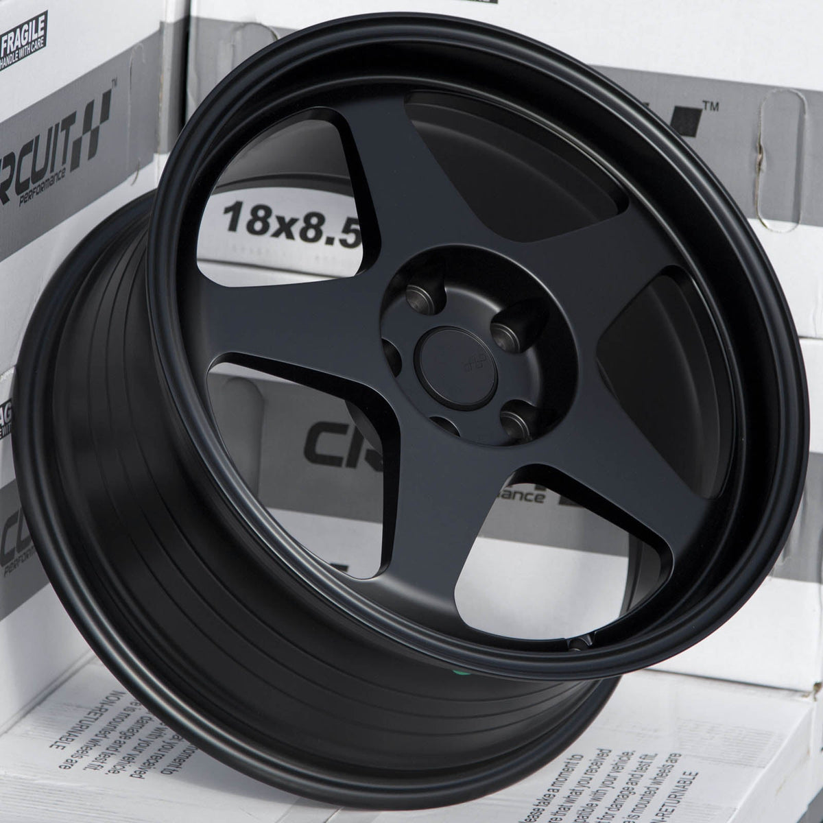 Circuit Performance CSF22 Matte Black 5x114.3 | 18x8.5 | +35mm / 6.13