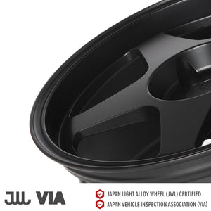 Circuit Performance CSF22 Matte Black 5x114.3 | 18x8.5 | +35mm / 6.13