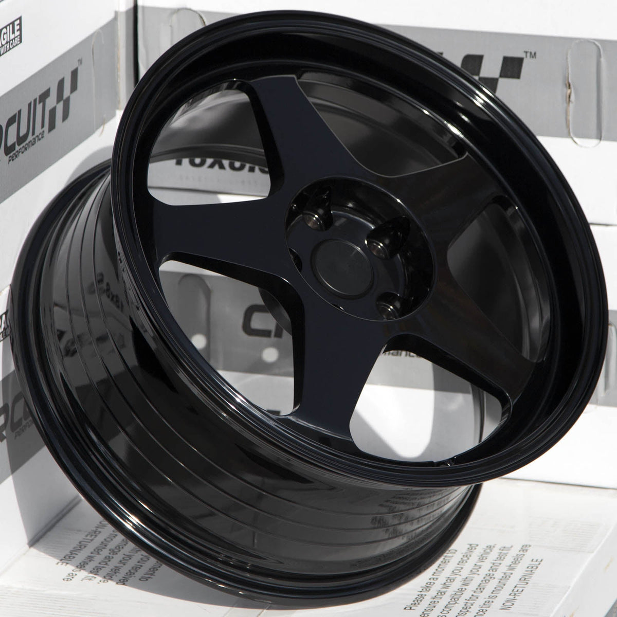 Circuit Performance CSF22 Gloss Black 5x114.3 | 18x8.5 | +35mm / 6.13