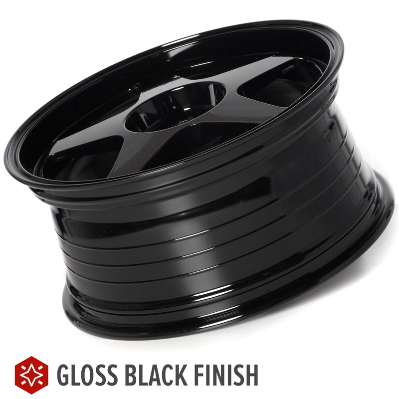 Circuit Performance CSF22 Gloss Black 5x114.3 | 18x8.5 | +35mm / 6.13