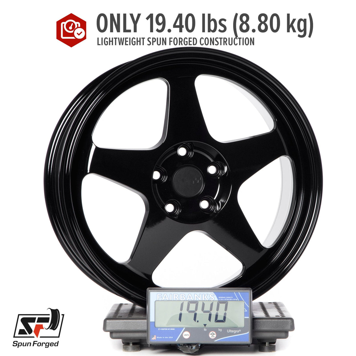 Circuit Performance CSF22 Gloss Black 5x114.3 | 18x8.5 | +35mm / 6.13