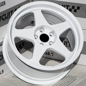 Circuit Performance CSF22 Gloss White 5x114.3 | 18x8.5 | +35mm / 6.13