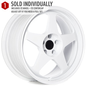 Circuit Performance CSF22 Gloss White 5x114.3 | 18x8.5 | +35mm / 6.13