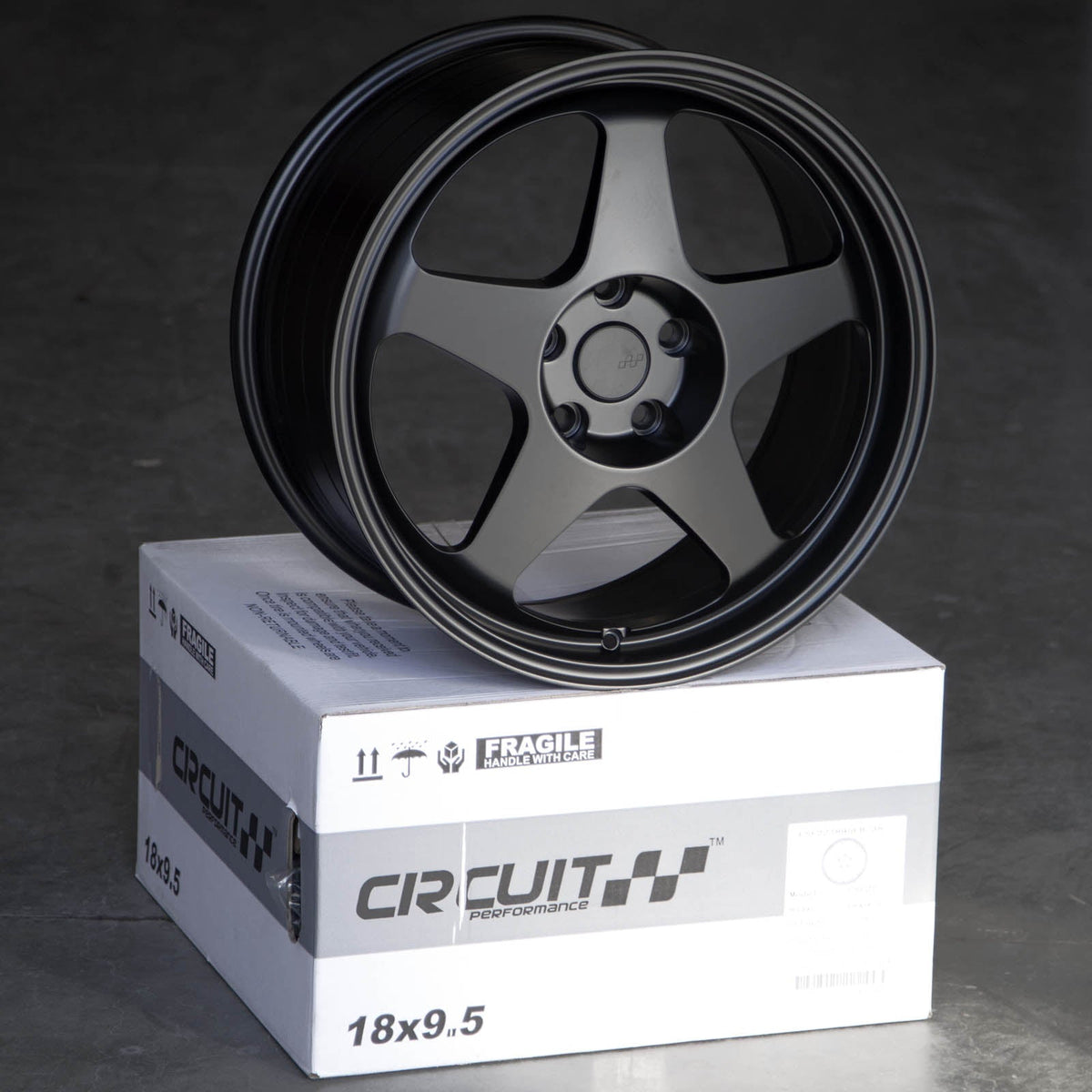 Circuit Performance CSF22 Matte Black 5x114.3 | 18x9.5 | +38mm / 6.75