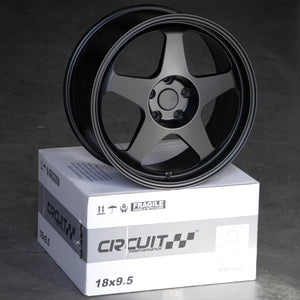 Circuit Performance CSF22 Matte Black 5x114.3 | 18x9.5 | +38mm / 6.75