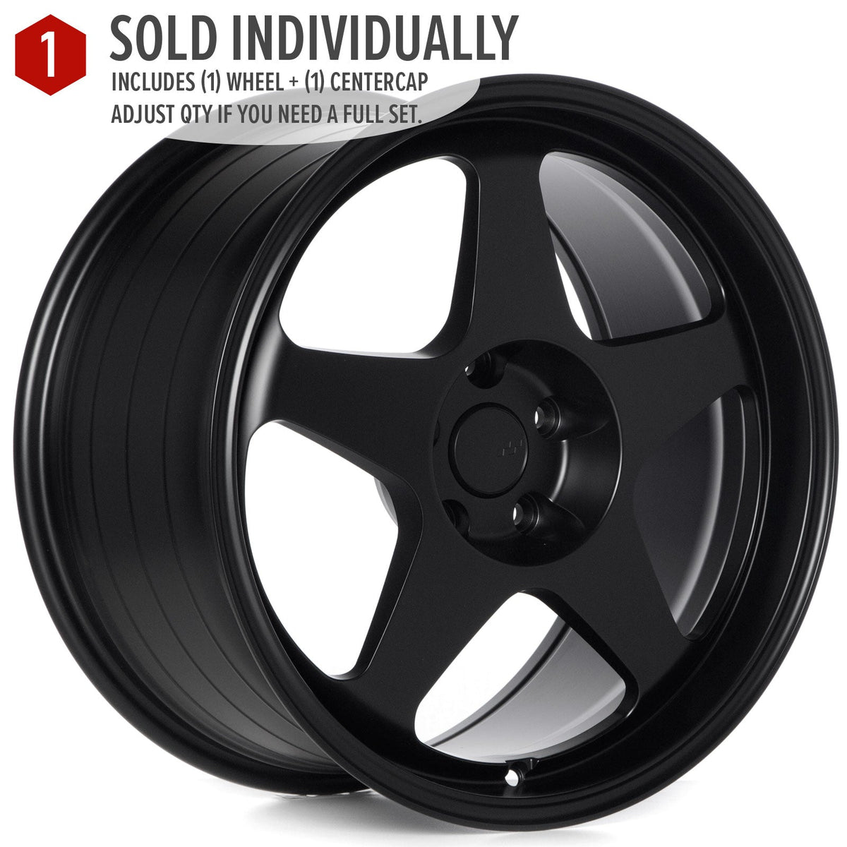 Circuit Performance CSF22 Matte Black 5x114.3 | 18x9.5 | +38mm / 6.75